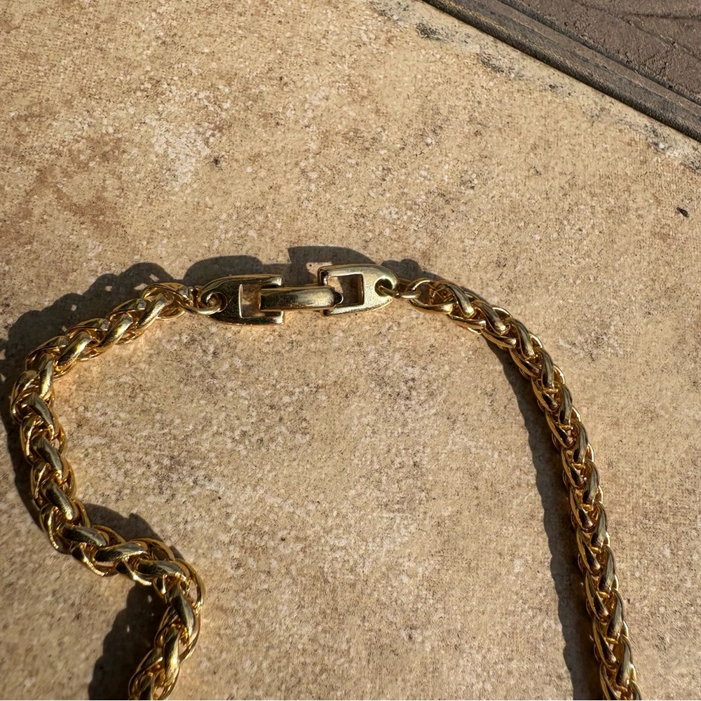 Elegant Mens Gold Plated Chain Necklace - Picture 5 of 7